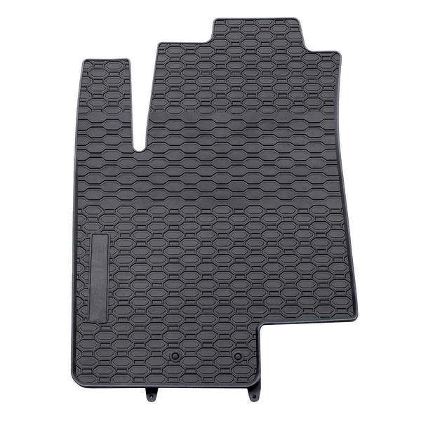 Tapis de sol en caoutchouc adapté pour Hyundai ix20 Monospace (2009-2020) - tapis de voiture - noir - 3 pcs.