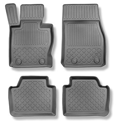 Tapis de sol en TPE adapté pour BMW 3 F30 Berline (01.2012-02.2019) - X-drive - tapis de voiture - noir