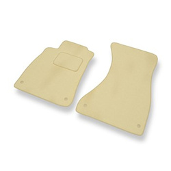 Tapis de Sol Velours adapté pour Audi A4 B9 Avant, Berline (2015-2024) - Premium tapis de voiture - beige