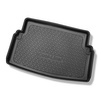 Tapis de coffre adapté pour Volkswagen Caddy IV Maxi Van (10.2007-10.2020) - bac de coffre - protection de coffre voiture - Trendline, Comfortline, Highline; 7 places; derriere 3e rangée de sieges