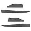 Plaques noires latérales de voiture Toyota Rav4 SUV (2019-....)