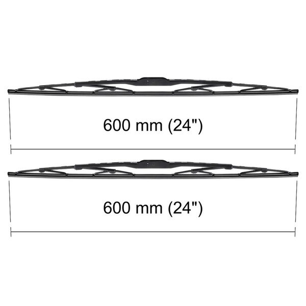 Balais d'essuie-glace de pare-brise adaptés pour Mazda MPV II Monospace (05.1999-08.2004) - balais standard