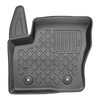 Tapis de sol en TPE adapté pour Ford Transit Connect Van (01.2014-....) - version courte et longue - tapis de voiture - noir
