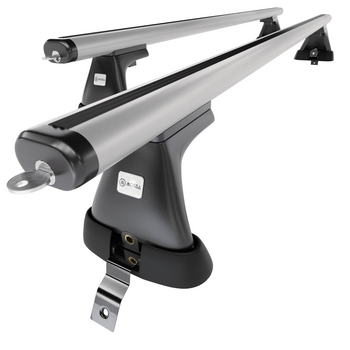 Barres de toit en aluminium adapté pour Dacia Logan I Berline (2004-2012) - Port