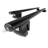 Barres de toit en aluminium adapté pour Ford Windstar Van (1995-2004) - Porte-Bagages de Voiture noir - rails