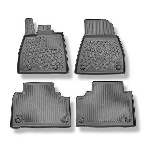 Tapis de sol en TPE adapté pour BYD Seal Berline (10.2023-....) - tapis de voiture - noir