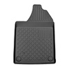 Tapis de sol en TPE adapté pour Aixam Minauto Cross Hayon (2010-2016) - avant seulement - tapis de voiture - noir