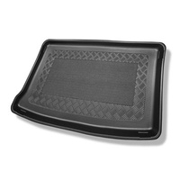 Tapis de coffre adapté pour Hyundai i20 II GB Hayon (12.2014-07.2020) - bac de coffre - protection de coffre voiture - coffre supérieur (avec plancher multi-fonctions)