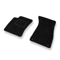 Tapis de Sol Velours adapté pour Audi A8 II D3 (2002-2010) - Premium tapis de voiture - noir