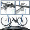 4x Porte-vélo de toit en acier - 4xM-04