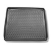 Tapis de coffre adapté pour Mercedes-Benz Classe E W211 Break (2003-10.2009) - bac de coffre - protection de coffre voiture - avec navigation, téléphone et variobox (sans cavités ; plus court de 15 cm par rapport au modèle standard)