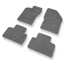 Tapis de Sol Velours adapté pour Alfa Romeo 147 Hayon (2000-2010) - Premium tapis de voiture - gris