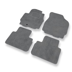 Tapis de Sol Velours adapté pour Ford Maverick III SUV (2003-2007) - Premium tapis de voiture - gris