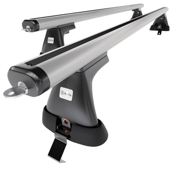 Barres de toit en aluminium adapté pour Opel Insignia Liftback (2009-2017) - Por