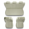 Housses de siège adaptées pour Alfa Romeo 166 I, II, III (1998-2007) - housse siege voiture universelles - couverture siege - CMP-BE
