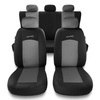 Housses de siège adaptées pour Audi A3 8L, 8P, 8V (1996-2019) - housse siege voiture universelles - couverture siege - S-G2