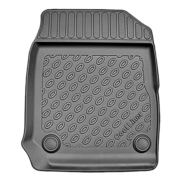 Tapis de sol en TPE adapté pour Isuzu D-Max Pick-Up (01.2021-....) - tapis de voiture - noir