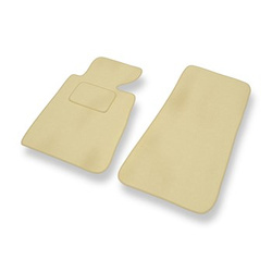 Tapis de Sol Velours adapté pour BMW 5 III E34 Berline, Touring (1988-1997) - Premium tapis de voiture - beige