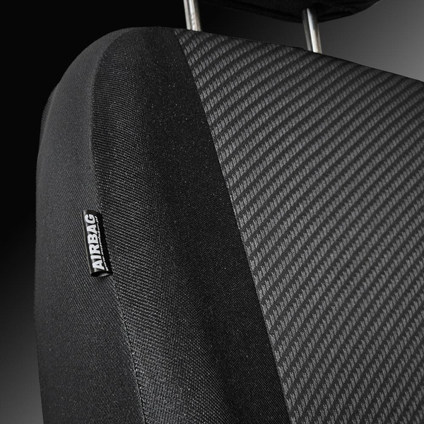 Housses de siège sur mesure adaptées pour Citroen Berlingo II Van (2008-2018) sur deux rangées de sièges - housse siege voiture - couverture siege - R2