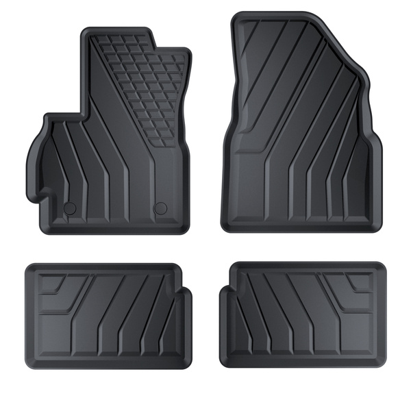 Tapis de sol en TPE adapté pour OMODA 5 Crossover (2024-....) - tapis de voiture - noir
