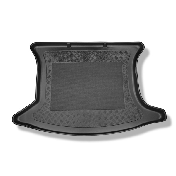 Tapis de coffre adapté pour Toyota Verso Monospace (03.2009-07.2018) - bac de coffre - protection de coffre voiture - 5/7 places; 3e rangée abaissée