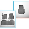 Kit tapis de coffre et tapis de voiture TPE pour: Tesla Model S Liftback (07.2012-03.2015)