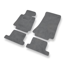 Tapis de Sol Velours adapté pour BMW 8 I E31 Coupé (1989-1999) - Premium tapis de voiture - gris