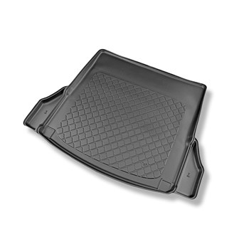 Tapis de coffre adapté pour Mercedes-Benz CLA C118 Coupé (05.2019-....) - bac de coffre - protection de coffre voiture - cavités amovibles dans les modèles avec filets latéraux; non pour version Plug-in hybride