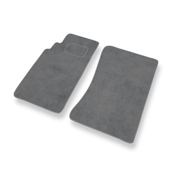 Tapis de Sol Velours adapté pour Mazda MX-5 II (1998-2005) - Premium tapis de voiture - gris