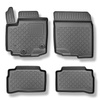 Tapis de sol en TPE adapté pour Suzuki Vitara 1.5 Strong Hybrid SUV (03.2022-....) - tapis de voiture - noir