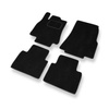 Tapis de Sol Velours adapté pour Mercedes-Benz Classe A W169 (2004-2012) - Premium tapis de voiture - noir