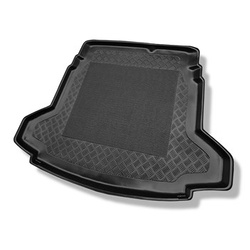 Tapis de coffre adapté pour Saab 9-3 SportSedan (2002-05.2014) - bac de coffre - protection de coffre voiture - avec cavité gauche et droite (sans système de sonorisation)