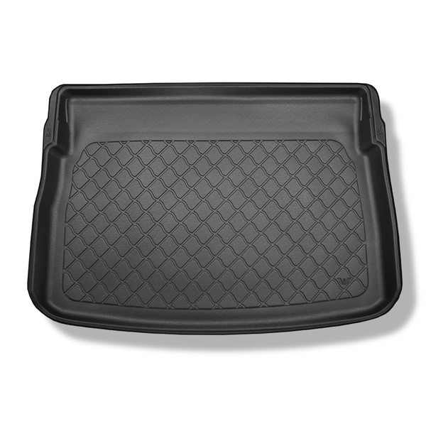 Tapis de coffre adapté pour Volkswagen Golf Sportsvan VII Monospace (05.2014-12.2020) - bac de coffre - protection de coffre voiture - sur le coffre inférieur et supérieur