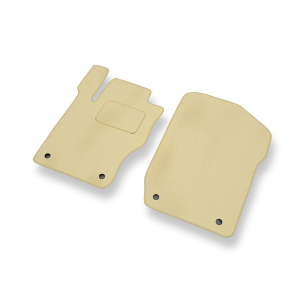 Tapis de Sol Velours adapté pour Mercedes-Benz GL X164 SUV (2006-2012) - Premium tapis de voiture - beige