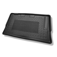 Tapis de coffre adapté pour Mercedes-Benz EQV 300 Van (10.2020-....) - bac de coffre - protection de coffre voiture - version longue (empattement 3.200 mm; longueur de l’auto 5.140 mm); derriere 3e rangée de sieges; sans séparation de l'espace bagage