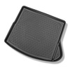 Tapis de coffre adapté pour Mercedes-Benz CLA C117 Shooting Brake (01.2015-08.2019) - bac de coffre - protection de coffre voiture - cavité droite amovible dans les modèles avec filet latéral