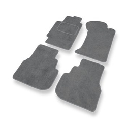 Tapis de Sol Velours adapté pour Subaru Legacy III Break, Berline (1998-2003) - Premium tapis de voiture - gris