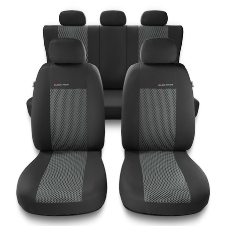 Housses de siège adaptées pour Peugeot 208 I, II (2012-....) - housse siege voiture universelles - couverture siege - UNE-2
