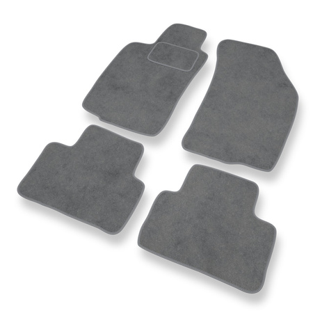 Tapis de Sol Velours adapté pour Alfa Romeo GT (2003-2010) - Premium tapis de voiture - gris