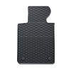 Tapis de sol en caoutchouc adapté pour BMW 5 G30, G31 (2017-2024) - tapis de voiture - noir