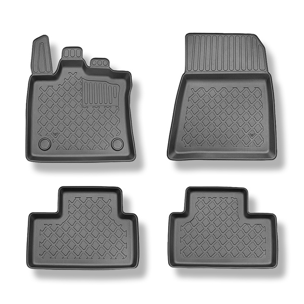 Tapis de sol en TPE adapté pour Renault Symbioz SUV (07.2024-....) - tapis de voiture - noir