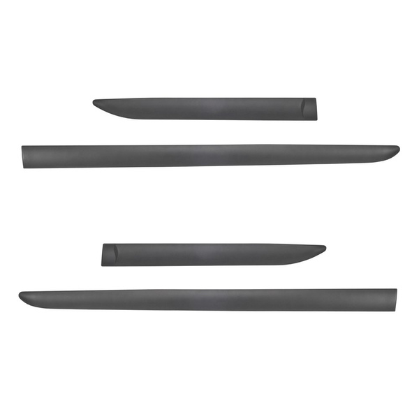 Plaques noires latérales de voiture Toyota Rav4 SUV (2011-2012) - (longueur des protections: 1005mm; 600mm)