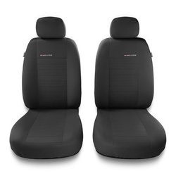 Housses de siège avant adaptées pour Volkswagen Caddy I, II, III, IV (1983-2019) - housse siege voiture universelles - couverture siege conducteur - 2UNE-4