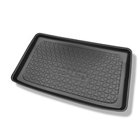 Tapis de coffre adapté pour Ford B-MAX Monospace (09.2012-11.2017) - bac de coffre - protection de coffre voiture - coffre inférieur (plancher double amovible en position basse ou retiré du coffre)