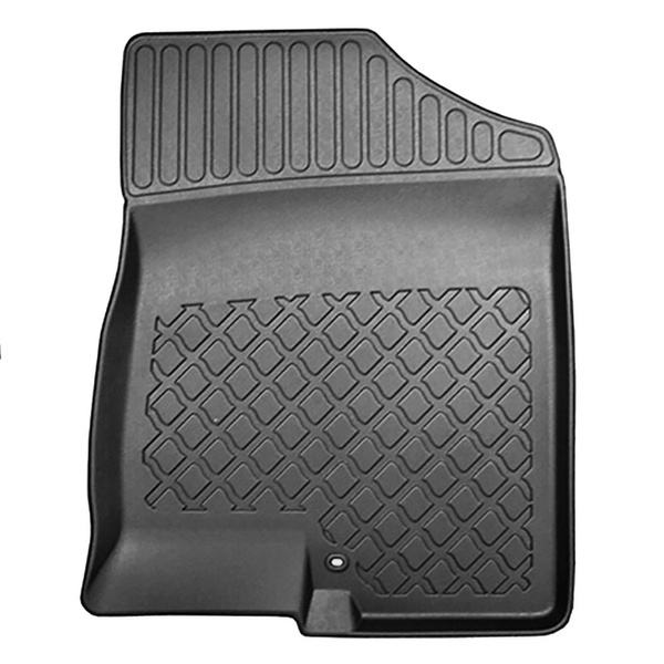 Kit tapis de coffre et tapis de voiture TPE pour: Kia Ceed II Break (09.2012-08.2018) - également pour les modèles avec rail de montage