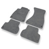 Tapis de Sol Velours adapté pour Audi A5 II F5 (2016-2024) - Premium tapis de voiture - gris
