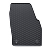 Tapis de sol en caoutchouc adapté pour Skoda Scala Hayon (2019-....) - tapis de voiture - noir - 4 pcs.