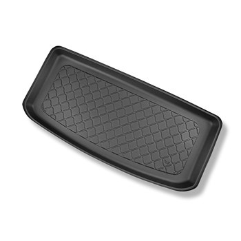 Tapis de coffre adapté pour Hyundai i10 III Hayon (02.2020-....) - bac de coffre - protection de coffre voiture - coffre inférieur; sans plancher double du coffre