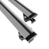 Barres de toit en aluminium adapté pour Audi A4 B9 Allroad (2016-2024) - Porte-Bagages de Voiture argent - rails