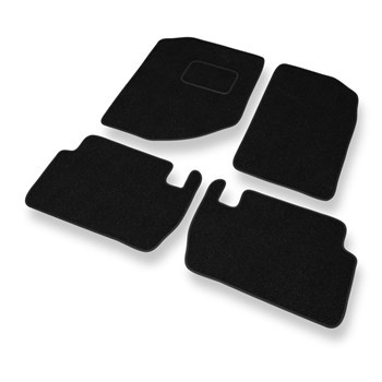 Tapis de Sol Feutres adapté pour Dodge Durango II (2004-2009) - tapis de voiture - noir